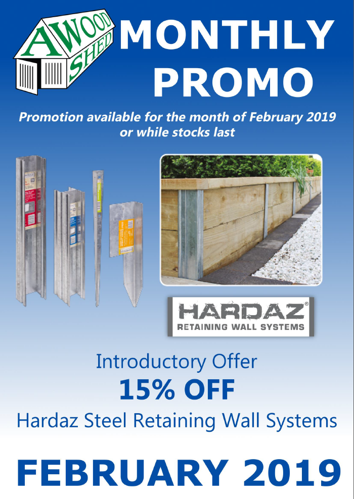 MONTHLY PROMOS | A Wood Shed